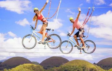 高空自行車：一舉雙得何樂而不為呢？