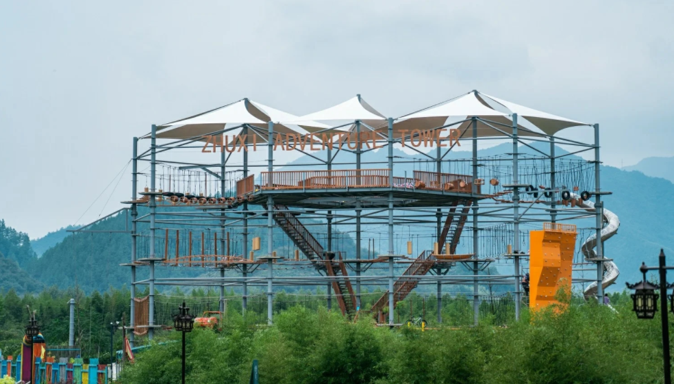 多功能戶外攀爬拓展塔，釋放兒童天性